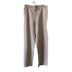 COLDWATER CREEK NWOT Pants Linen Blend Sz M